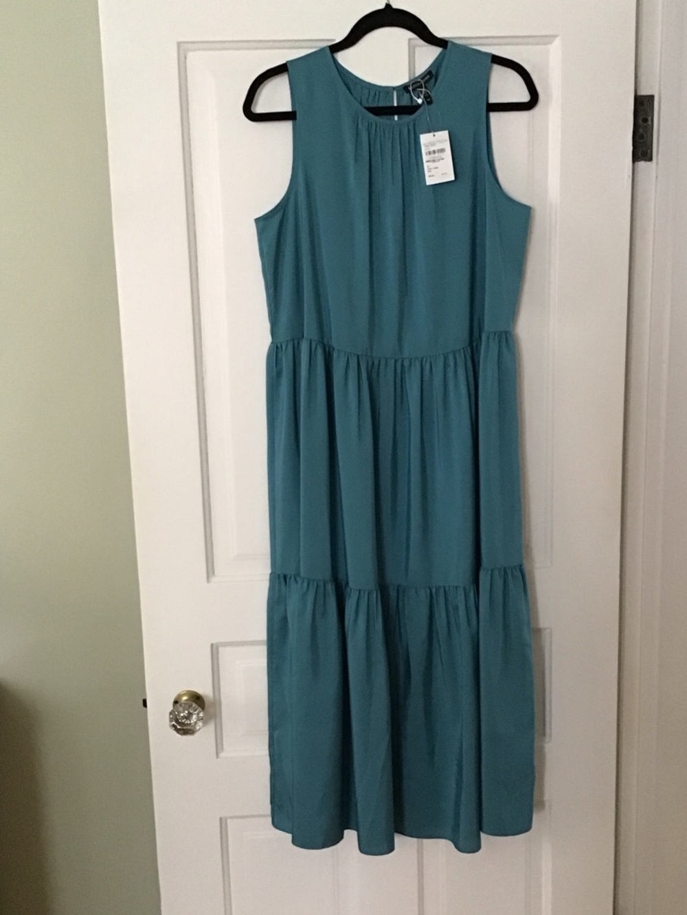 Eileen Fisher Silk Maxi Dress size M NWT